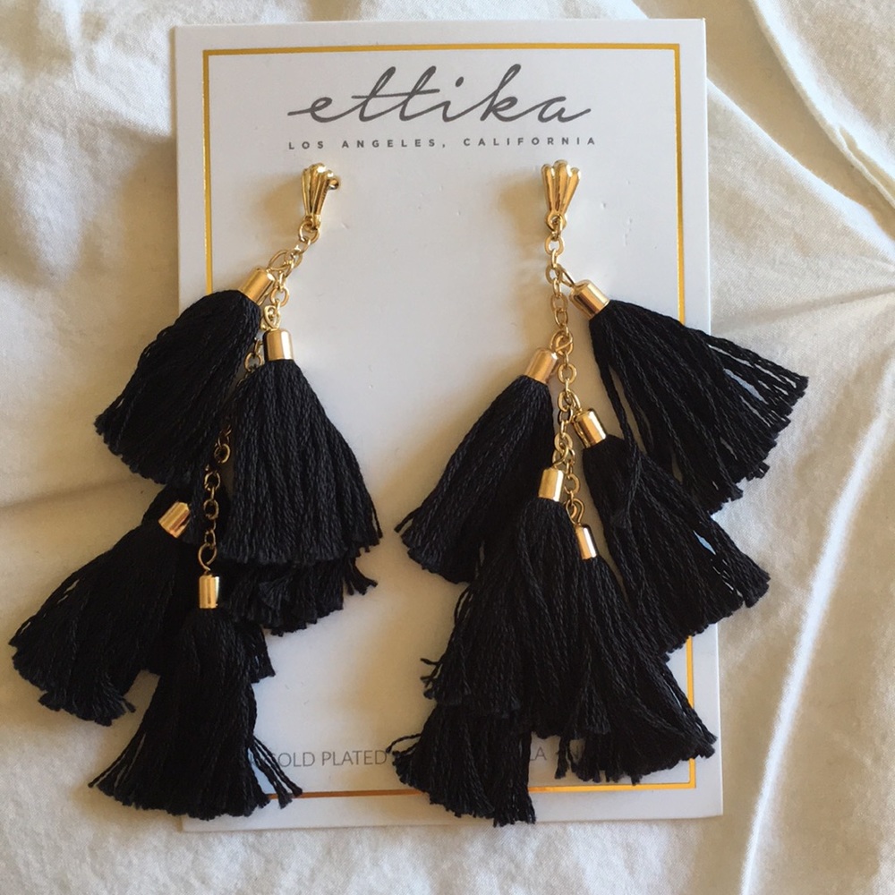 Brand New! Ettika Day Dreamer Tassel Earrings!